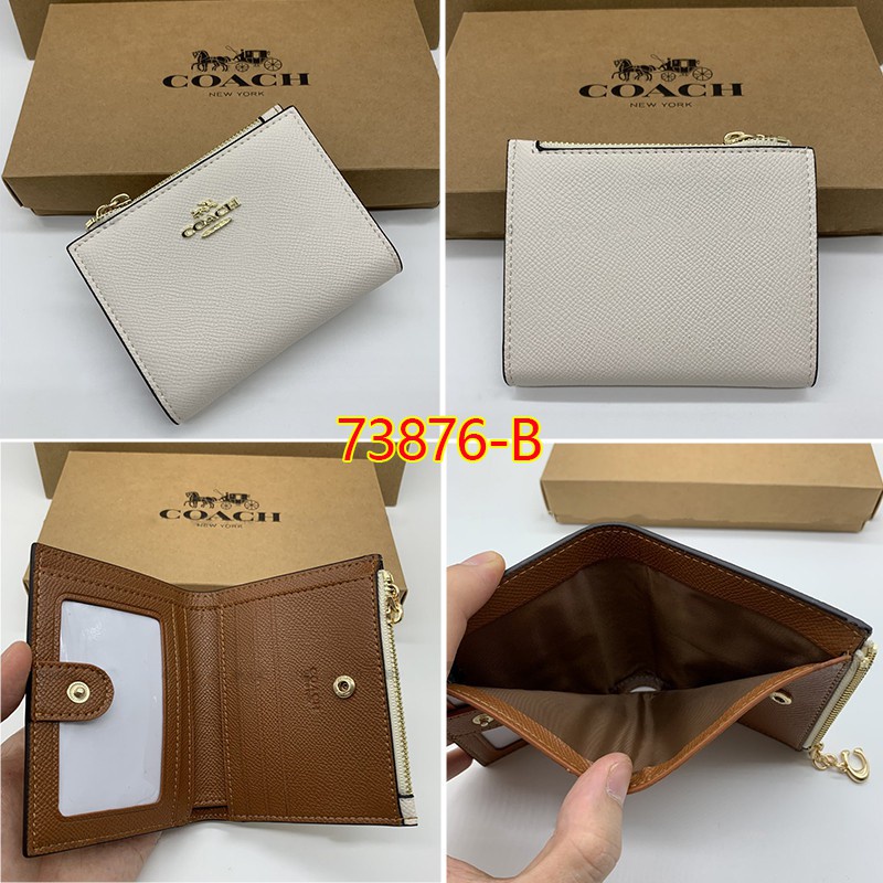 COACH Ví Đựng Tiền Xu Mini Có Khóa Kéo Thời Trang Cho Nữ Mã 73876 78002