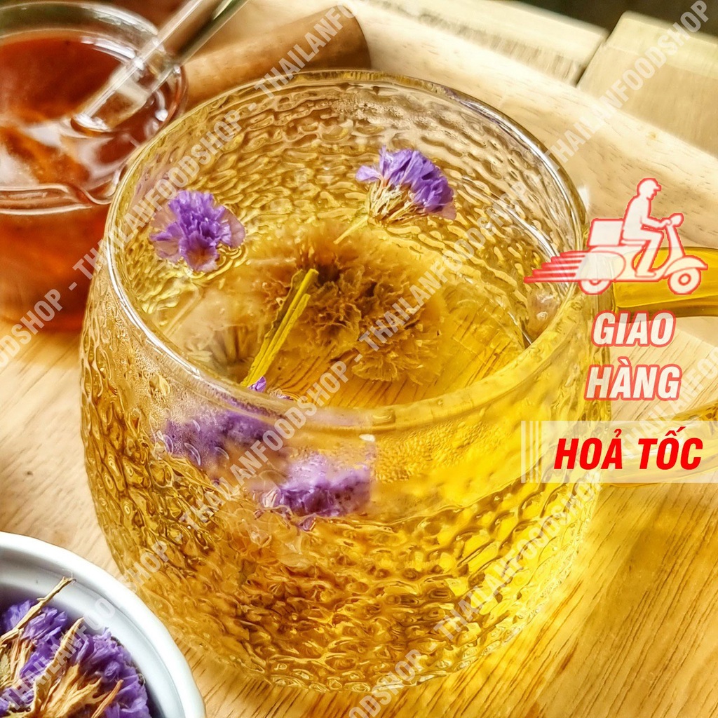 Trà Hoa Lưu Ly ( Hoa Forget Me Not - Hoa Salem Khô Tím ) - Lon 100Gr
