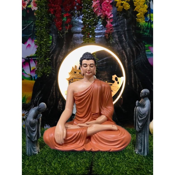 TƯỢNG BỔN SƯ THÍCH CA MÂU NI CAO 25CM, Tôn Tượng Bổn Sư, Tượng Phật Thích Ca Ngồi Thiền, Trang trí, Phong Thủy