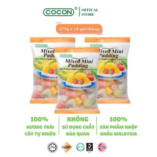 Combo 3 gói Thạch Rau Câu Cocon Mixed Mini Nata de Coco Pudding (375g x 3pkts)