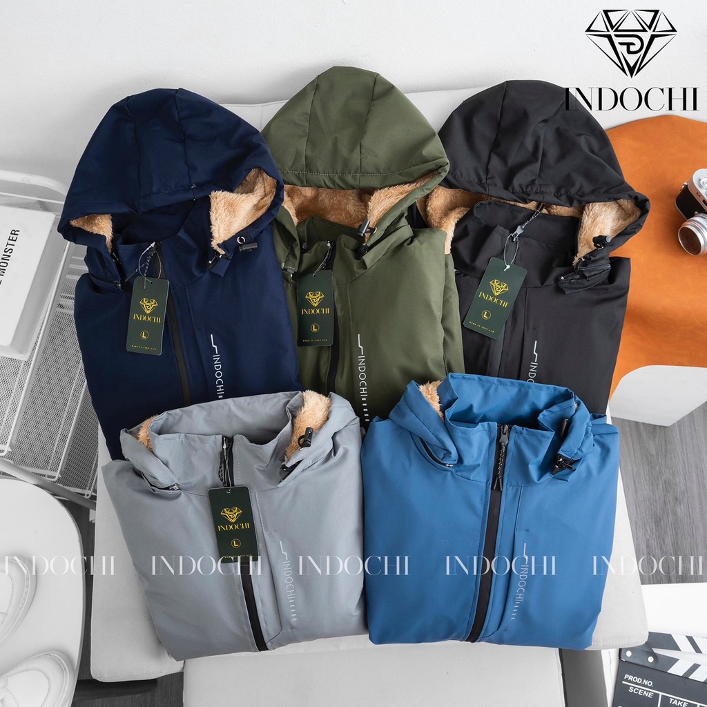 Áo gió lót lông nam INDOCHI chuẩn hàng loại 1 lông mềm, mịn
