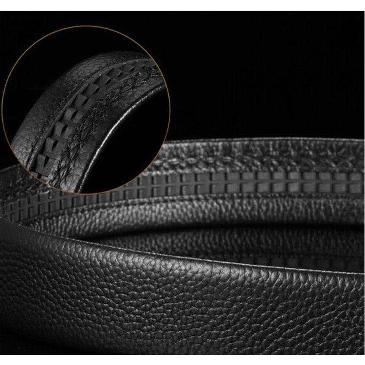 Thắt Lưng Nam Khóa Tự Động Hợp Kim Đúc Không Rỉ Cao Cấp Khóa, Dây Nịt Thắt Lưng Da Nam