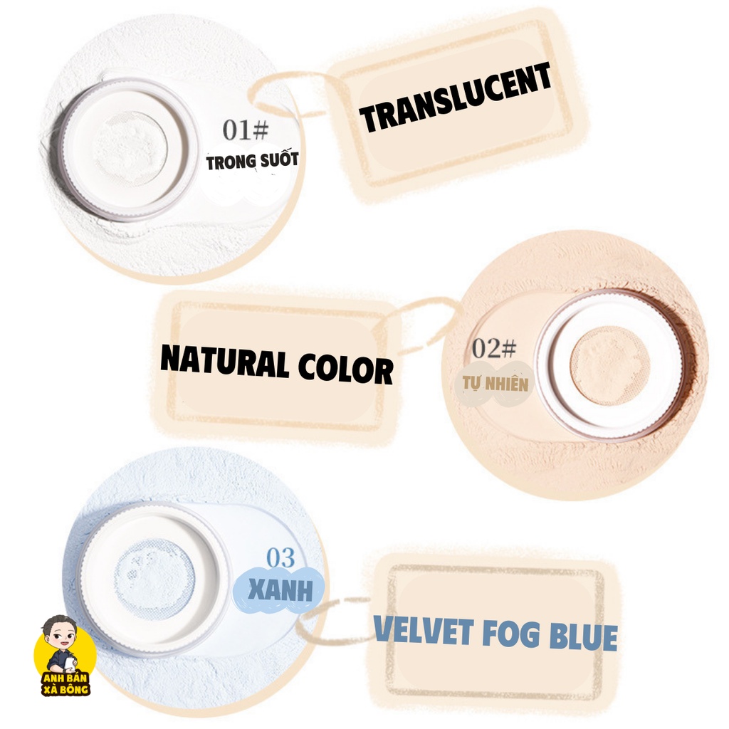 Phấn Phủ Kiềm Dầu NOVO Cloud Mist Light And Delicate Loose Powder 5784