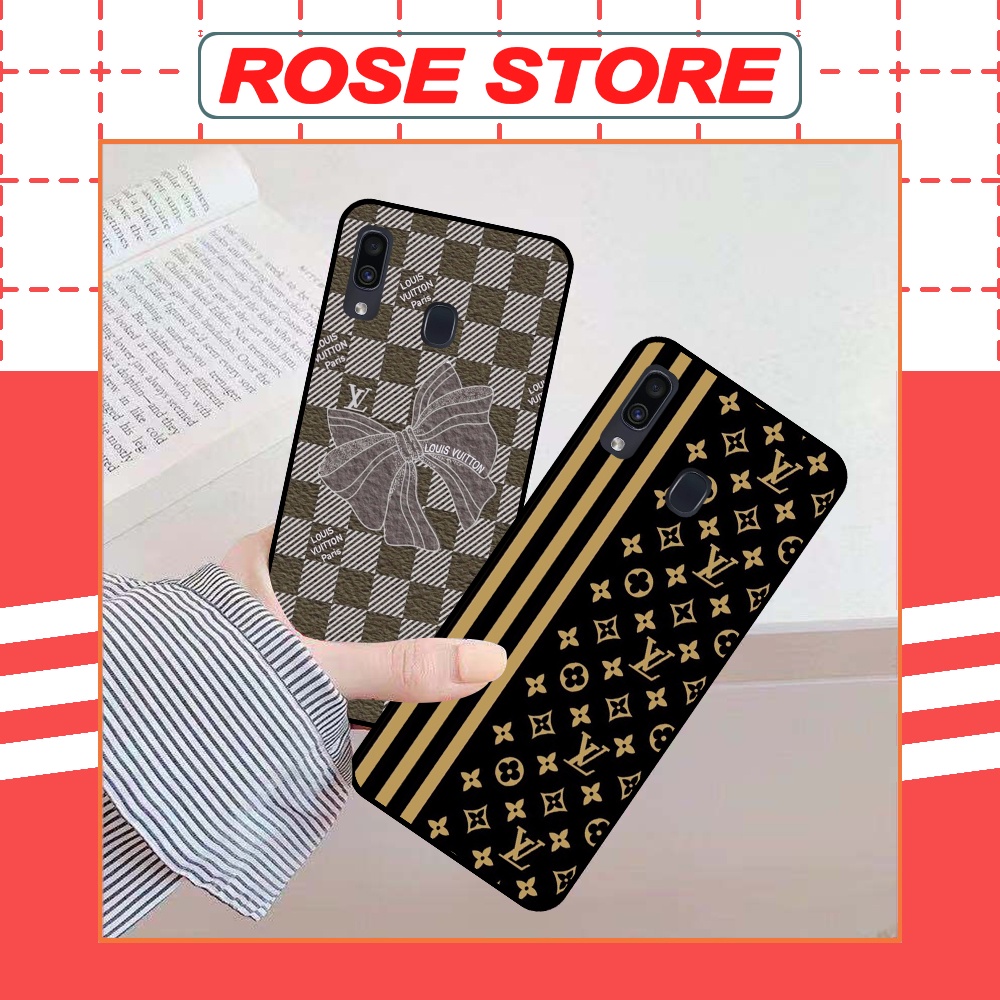 Ốp lưng Samsung A20 / A30 / M20 in hình thương hiệu thời trang cá tính LV,GC...