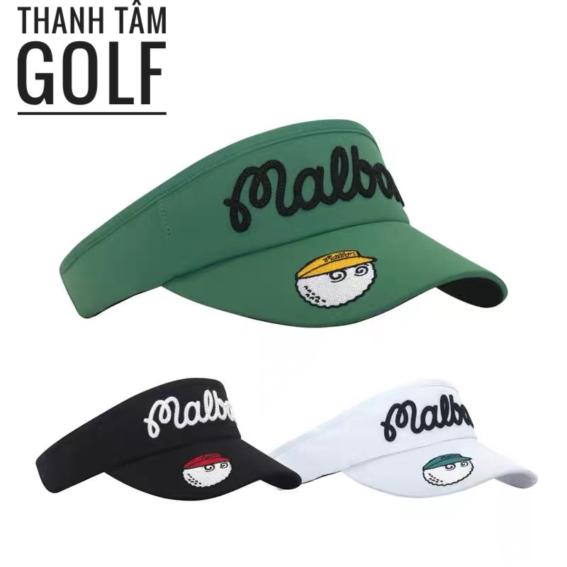 Mũ Golf Malbon Nửa Đầu Hàng Cao Cấp Kèm Marker