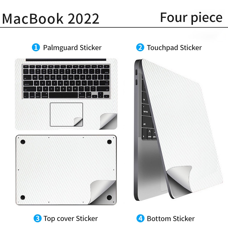 Miếng Dán Vinyl Bảo Vệ Toàn Thân Laptop Macbook Pro Air 13 M1 Chip A2337 A2338 A2159 11 15.4 16 Inch