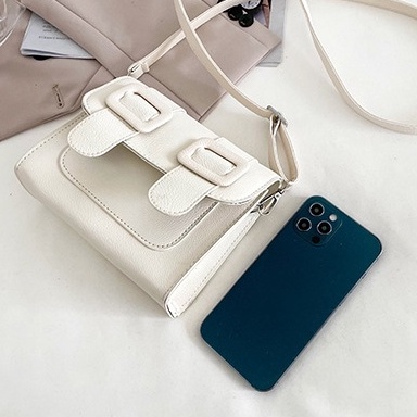 Túi Đeo Chéo mini Hình Vuông Màu Sắc Dễ Thương Phong Cách Hàn Quốc Thời Trang Cho Nữ