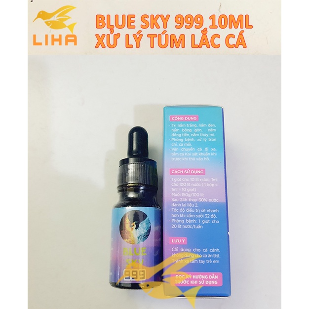 Blue Sky 999 - Xử Lý Túm Lắc Cá & Màu, Hầu Hết Các Loại Nấm Cho Cá Cảnh