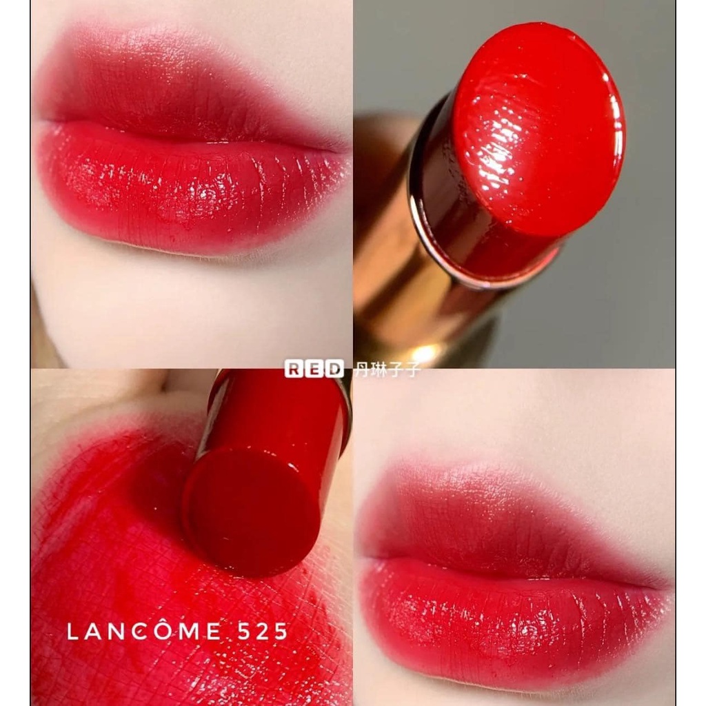 Son dưỡng Lancome 525 màu đỏ tươi_Fullbox Fullsize