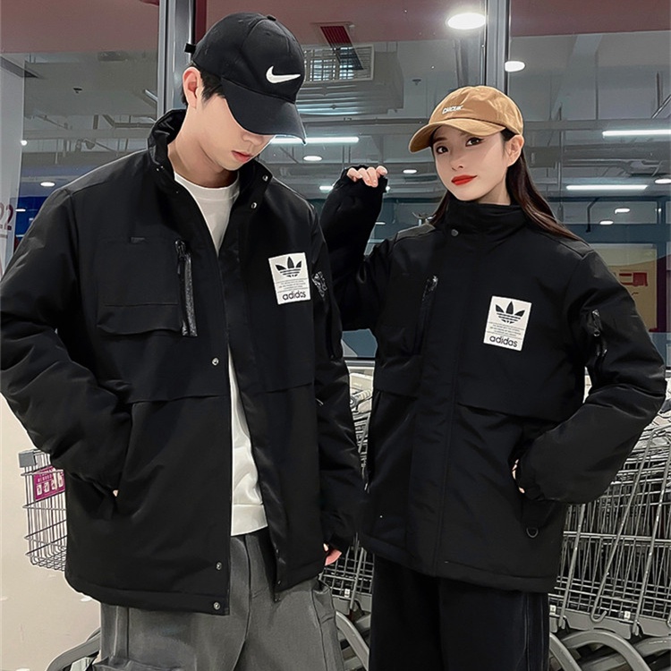 Áo Khoác Phao Adidas 100% Cotton Thời Trang Cho Cặp Đôi