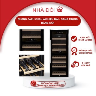 Tủ rượu CASO WineComfort 38 black, Tủ rượu bảo vệ chất lượng rượu chống tia UV không làm đổi mùi rượu – NHÀ ĐỎ