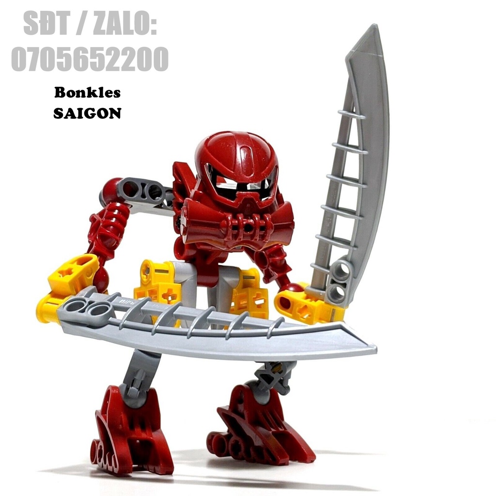 Đồ Chơi Mô Hình Vintage lắp ráp LEGO Bionicle Matoran of Voya Nui 8725 Balta Chính Hãng Đan Mạch (2006)