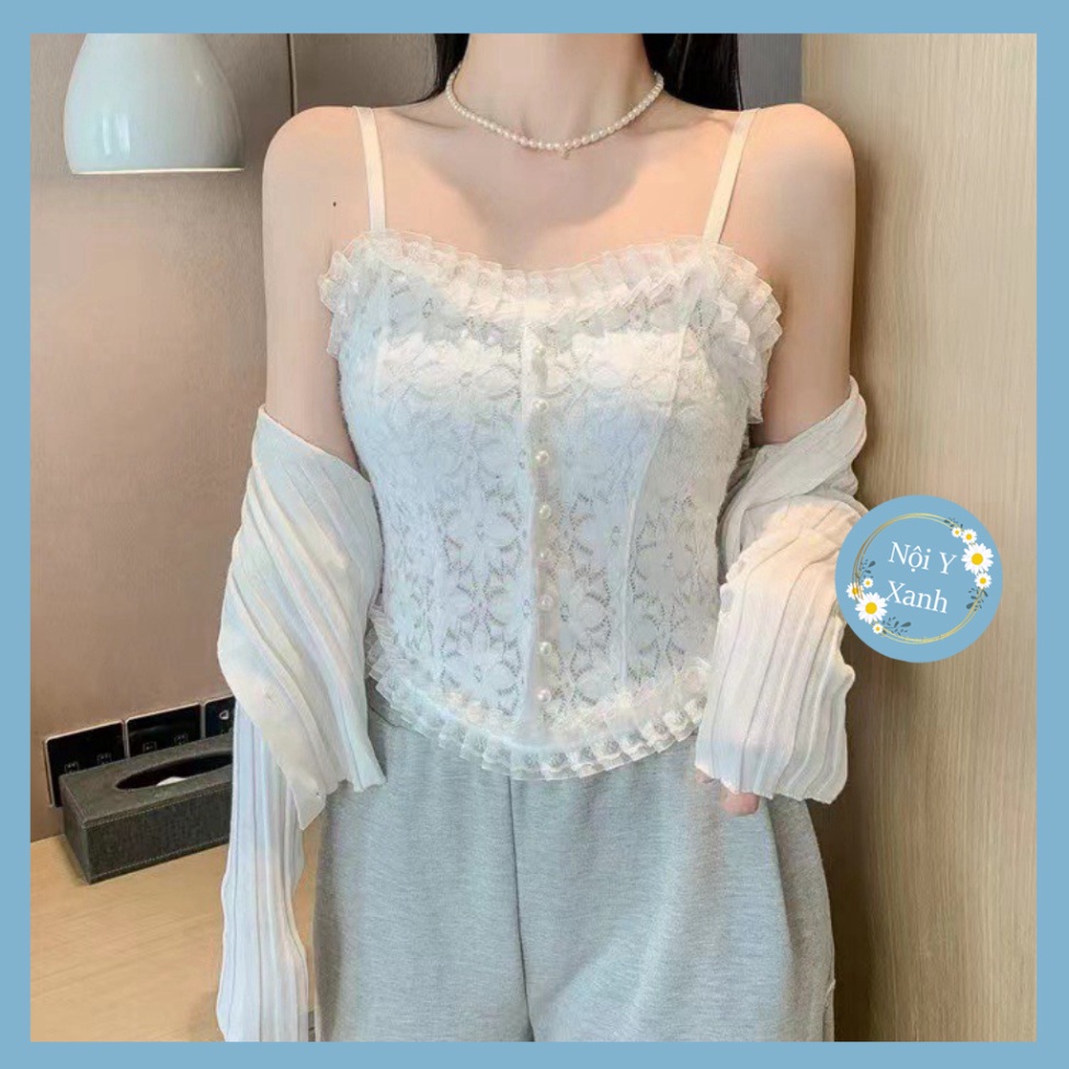 Áo Bra Nữ Ren Hoa 2 Dây Công Chúa Gợi Cảm Tôn Dáng Sexy Quyến Rũ 3029 nội y xanh, chất đẹp, deal tốt