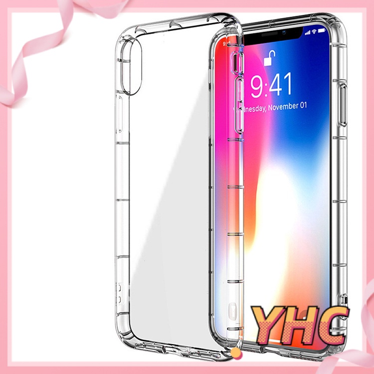 ốp iphone TPU Trong Suốt Độ Đàn Hồi Cao tương thích Phone 6s 6splus 7 7plus 8 8plus X XS XSMAX 11 12 Pro Max Plus Promax-018