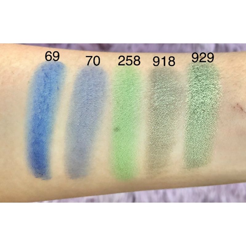 Phấn lẻ màu mắt lẻ Make Up ForLife tone xanh