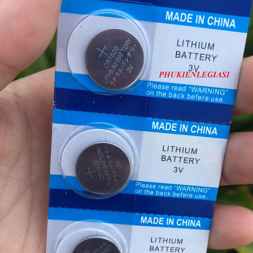 Pin CR1620 điện áp 3V Xài Cho Đèn Pin Laser - Đồ Chơi Trẻ Em - Điều Khiển Máy Tính Remote