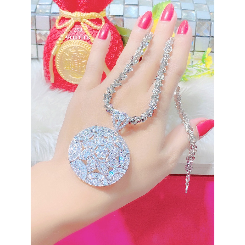 Mặt dây chuyền UHA kiểu dáng sang trọng bền màu ( giá tốt nhất ) M1403