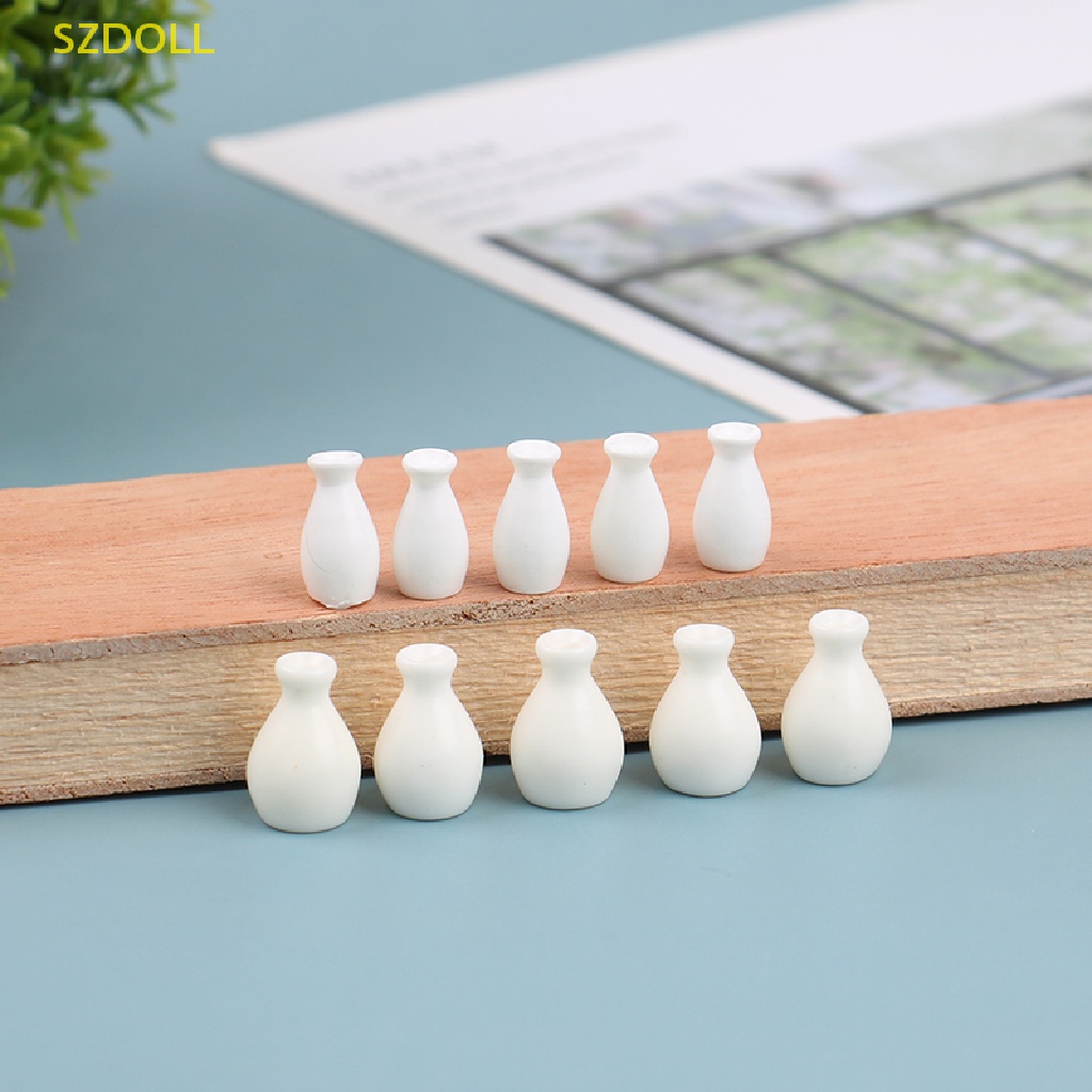 1 / 4 / 5 Bình Thủy Tinh Đựng Rượu / Bình Hoa Thu Nhỏ Trang Trí Nhà Búp Bê DIY