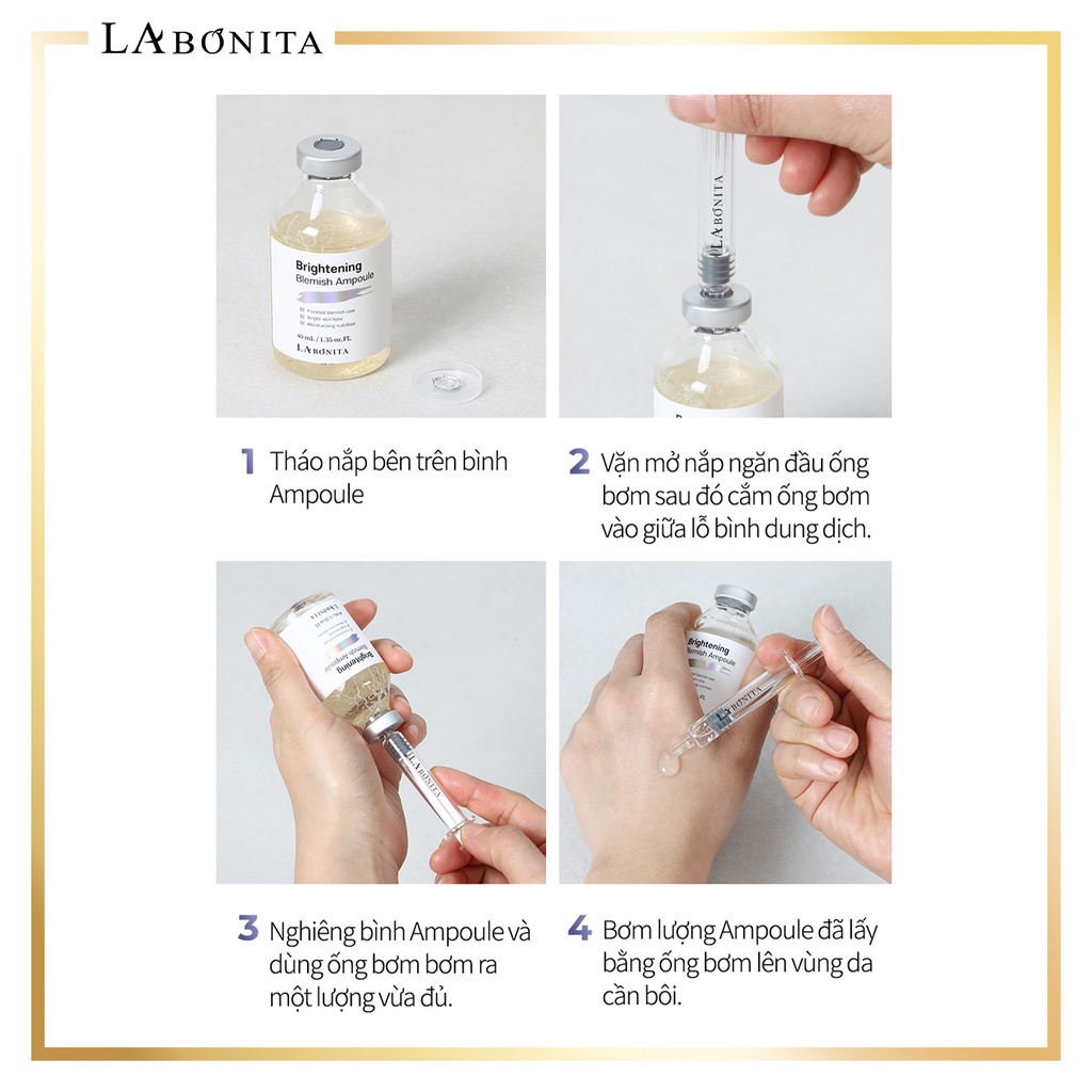 Tinh Chất Dưỡng Sáng Da Giảm Thâm Nám La bonita Brightening Blemish Ampoule 40ml
