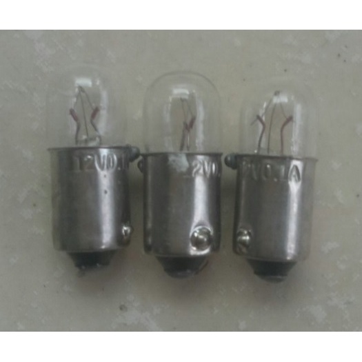 BÓNG ĐÈN SỢI ĐỐT ĐUÔI GÀI 9MM BA9S 12V 0.1A