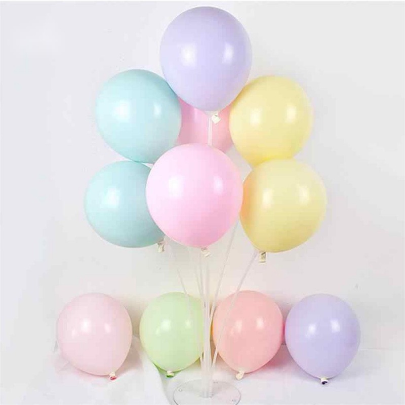 Bong Bóng Cao Su 10 Inch Màu Sắc Xinh Xắn Dùng Để Trang Trí Tiệc Sinh Nhật / Đám Cưới