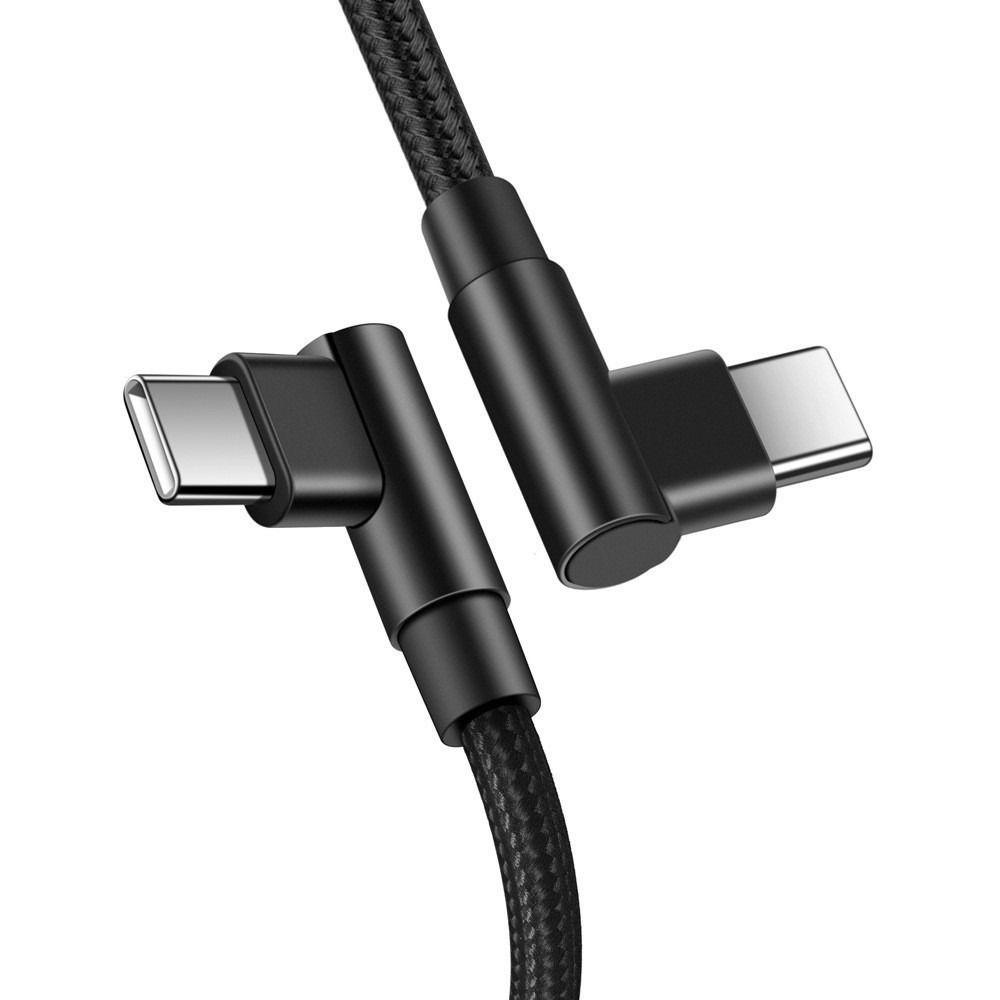 1 Dây Cáp Sạc Nhanh 0.25m / 1m / 2m / 3m 90 Độ Cổng USB Type C