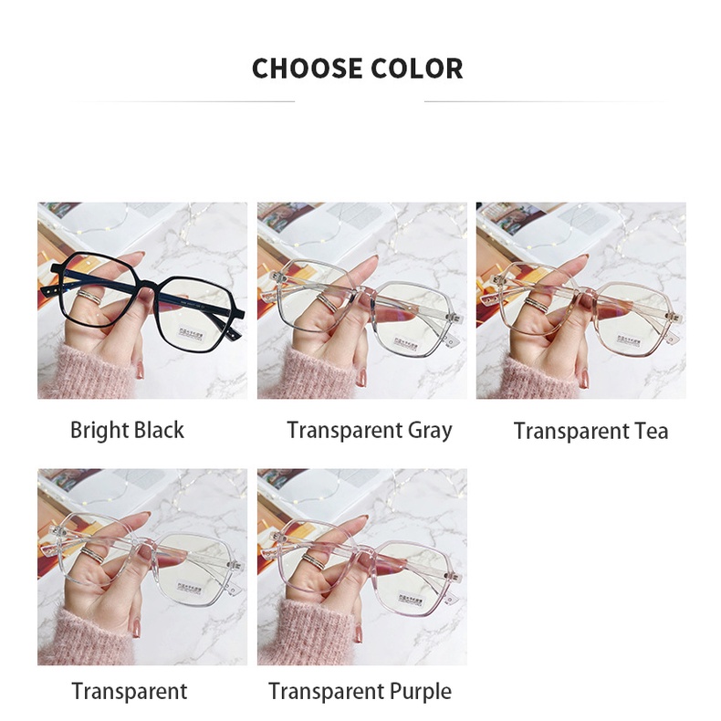 Mắt Kính TR90 Hàn Quốc Chống Bức Xạ Cho Nữ
