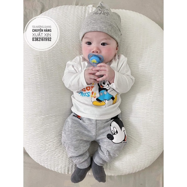 Set quần áo Mickey hàng dư xịn