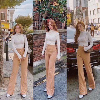 Quần ống loe 2 nút - Eva Culottes