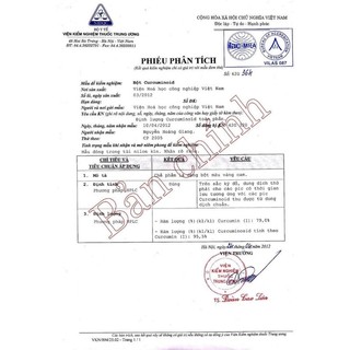 Curcumin viện hoá ,tinh nghệ curcumin 95%