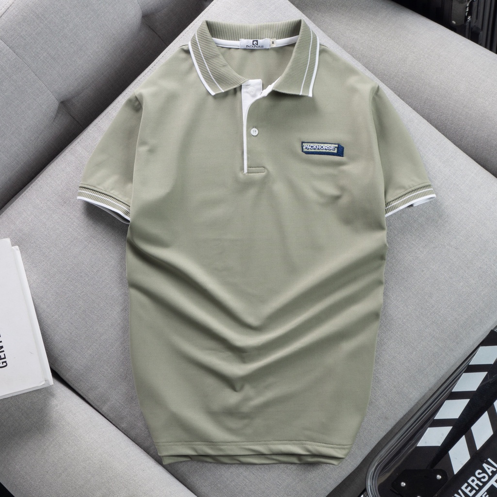 Áo thun Pack H nam POLO cổ bẻ Basic thun trơn trẻ trung cá tính Cotton Poly vải cá sấu lạnh, co giãn 4 chiều, thoáng mát