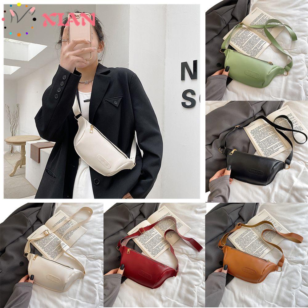 Túi Đeo Chéo Ngực Chống Thấm Nước Màu Sắc Tinh Khiết Dùng Khi Chạy Bộ / Đi Bộ Đường Dài / Đi