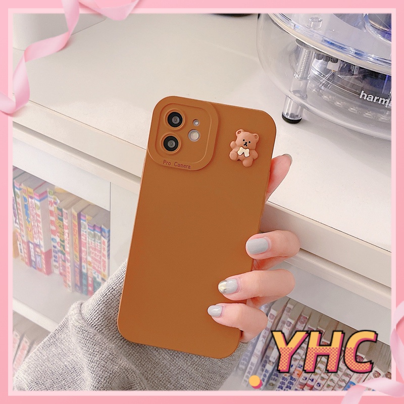 ốp iphone TPU Hình Gấu 3d tương thích iPhone 6s 6splus 7 7plus 8 8plus X XS XSMAX 11 12 Pro Max Plus Promax-042