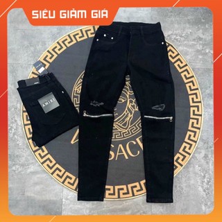 Quần jean nam mẫu rách nhẹ nhàng wash kiểu mới VSK1991