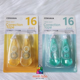 XÓA KÉO CENVAVA MINI 0427 (2 IN 1, 1 XÓA KÉO + 1 RUỘT THAY THẾ)