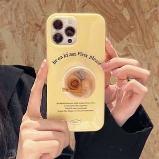 ỐP LƯNG DÀNH CHO IPHONE VÀNG KÈM POP