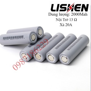 100 cell Pin Lishen chính hãng chữ mờ hàng loại A. Nhà máy. Nói không với pin nhái