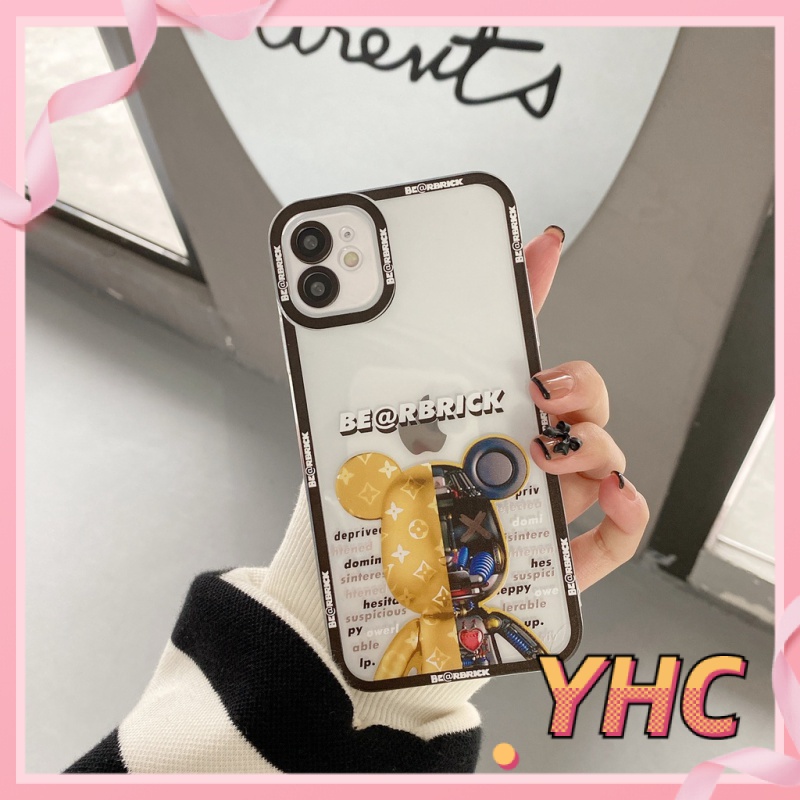 ốp iphone In Hình Gấu Hoạt Hình tương thích iPhone 6s 6splus 7 7plus 8 8plus X XS 11 12 Pro Max Plus Promax-2071