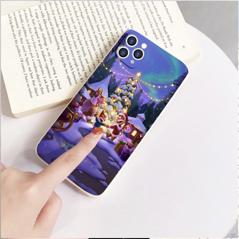 Ốp điện tại iphone đêm giáng sinh bảo vệ cam ốp vuông 6/6splus/7/7plus/8/8plus/x/xr/xs/11/12/13/14/pro/max/plus/promax