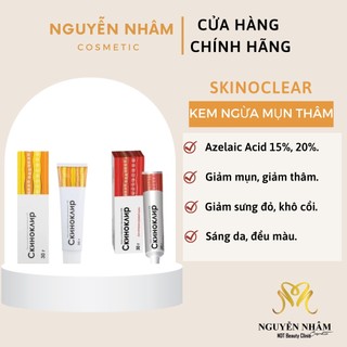 Kem SKINOREN GIẢM mụn, thâm nám 15%, 20% Azelaic Acid
