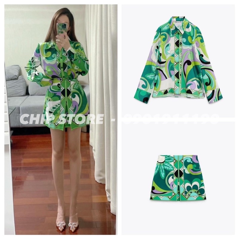 SET ÁO - QUẦN ZARA XUẤT DƯ XỊN HOẠ TIẾT LẠ MẮT