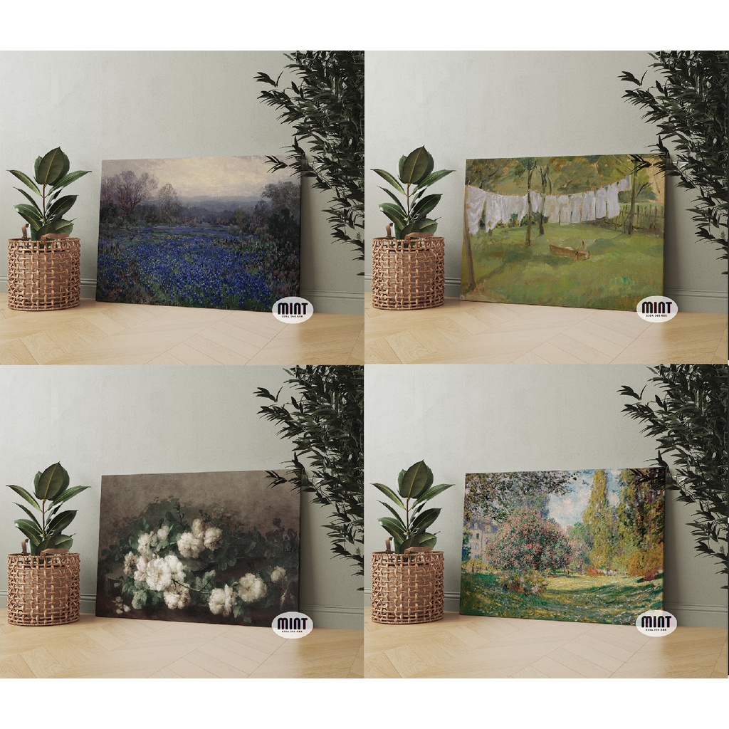 Tranh In Nghệ Thuật Phong Cách Sơn Dầu - Tranh Canvas Trang Trí Nhà Đẹp