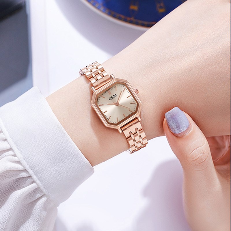 Đồng hồ đeo tay GEDI 13039 bằng thép cho nữ