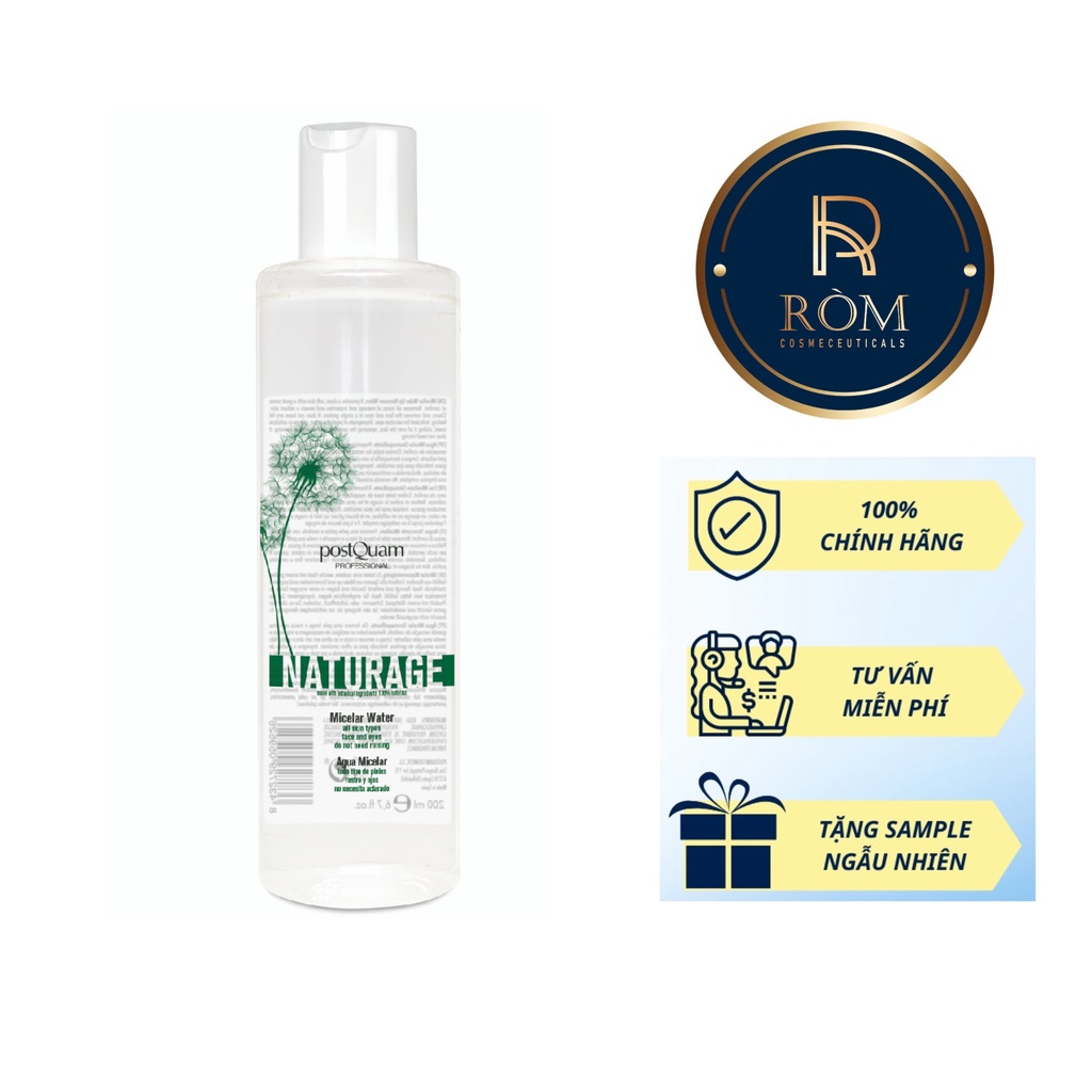 Dung dịch làm sạch và tẩy trang naturage Postquam Q63
