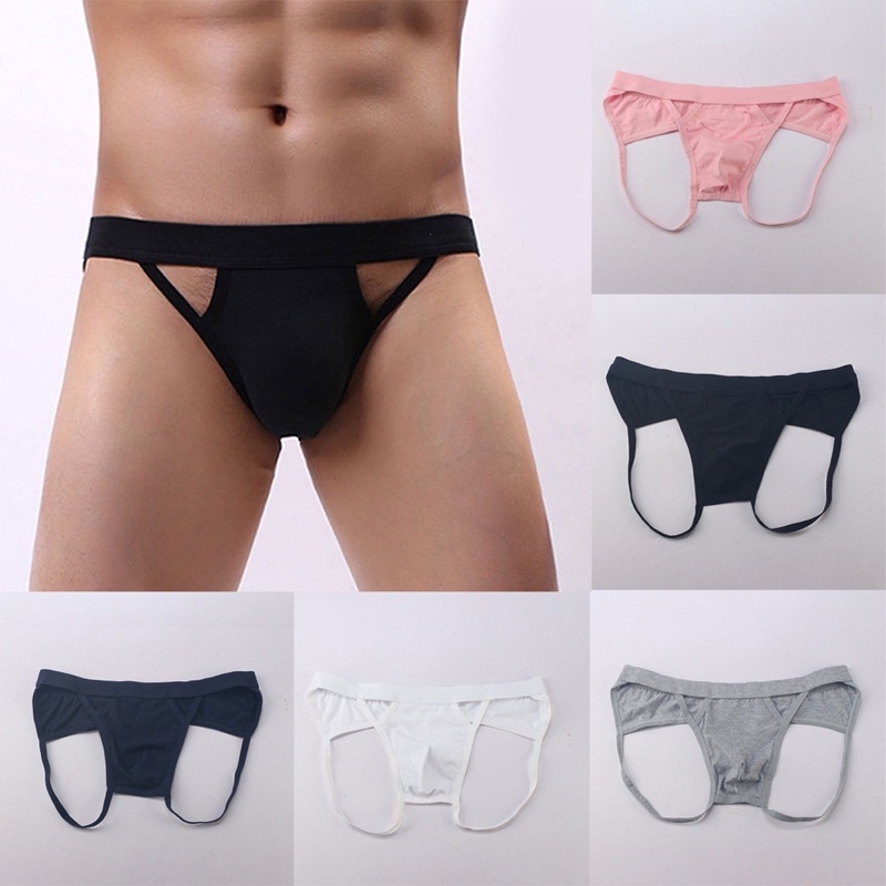 Quần lót nam Jockstrap thun lạnh co giản size S-3XL