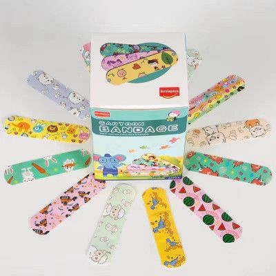 Hộp 120 Băng Dán Vết Thương Cute/Băng Gâu Hoạt Hình