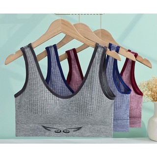 Áo bra thể thao tập gym, yoga, aerobic, bra dệt kim quảng châu cao cấp