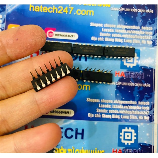 IC SỐ 74HCU04 SN74HCU04N chân cắm DIP-14 mới chính hãng 100%