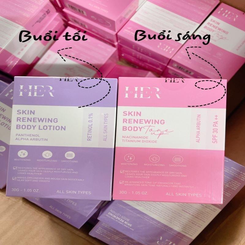 Kem Dưỡng Trắng Da HER COSMETIC SKIN RENEWING BODY