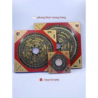 (Ưu Đãi) La bàn phong thuỷ nhà cửa - La Kinh Gỗ tiếng trung bản thường 3 cỡ 8CM-16CM-19CM tiện lợi chuyên d
